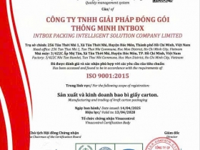 CHỨNG NHẬN ISO 9001-2015